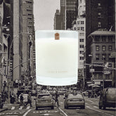 bond & bowery - urban interludes - scented candle - tonka bean, oak moss, cashmere musk - the ooo collective